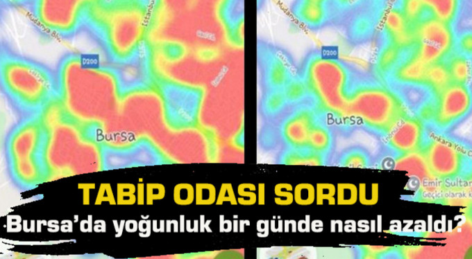 ‘Bursa’da yoğunluk bir günde nasıl azaldı?’