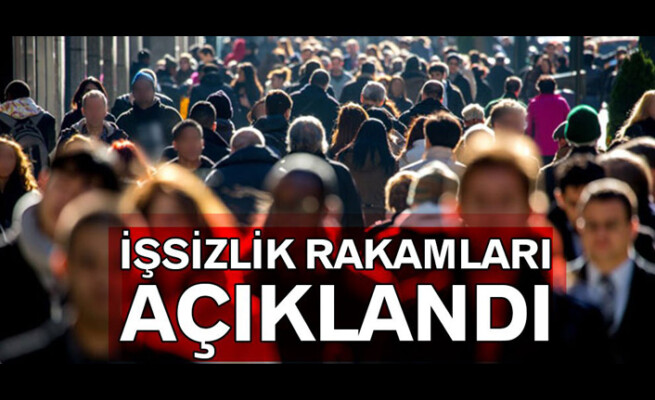 İşsizlik rakamları açıklandı