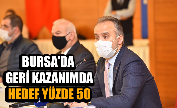 Geri kazanımda hedef, yüzde 50