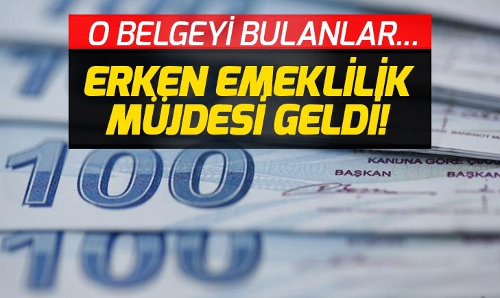 Yıpranma payı arttı… Erken emeklilik şansı yükseldi…