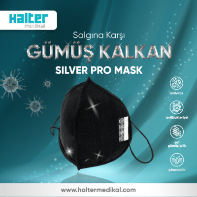 Gümüş İpllikli En Yüksek Koruma Silver Pro Mask