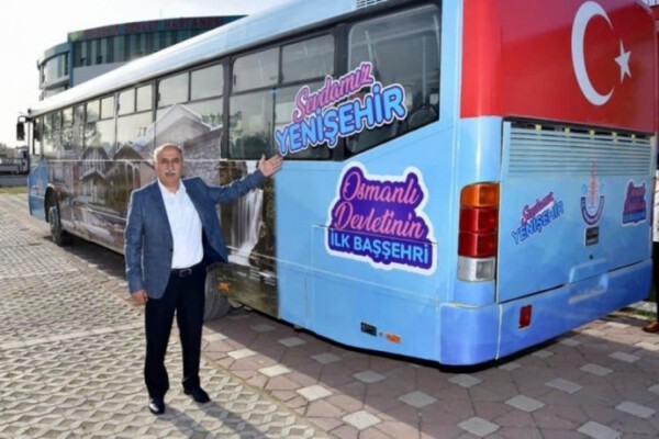 Yenişehir’deki bu otobüs vatandaşlara ücretsiz hizmet verecek