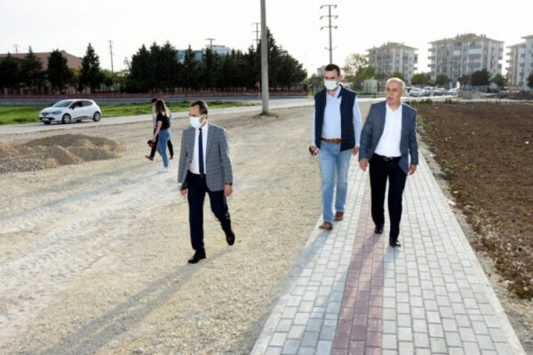 Yenişehir’de kapanma döneminde yol çalışmaları hızlandı