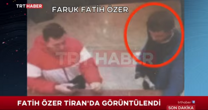 Firari Faruk Fatih Özer görüntülendi