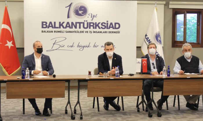 BALKANTÜRKSİAD yönetimi Vekil Esgin’i konuk etti