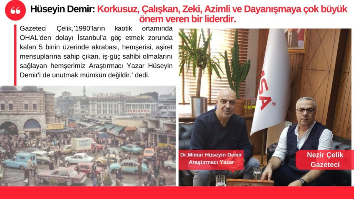 Hüseyin Demir, İstanbul 3.Bölgenin En Güçlü Liderlerindendir.