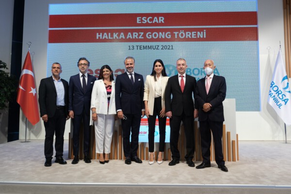 Halka arzını başarı ile tamamlayan Escar, Borsa İstanbul’da “ESCAR” koduyla işlem görmeye başladı