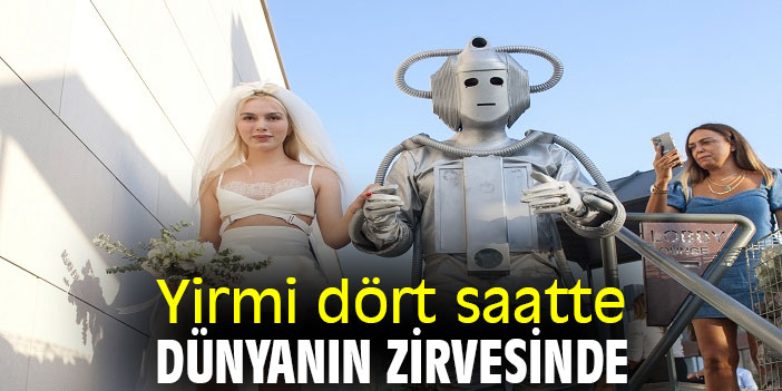 24 saatte dünyanın zirvesinde…