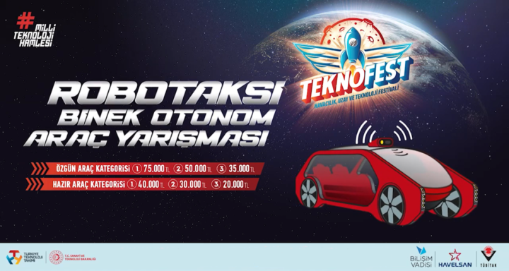 ROBOTAKSİ BİNEK OTONOM ARAÇ YARIŞMASI BAŞLADI