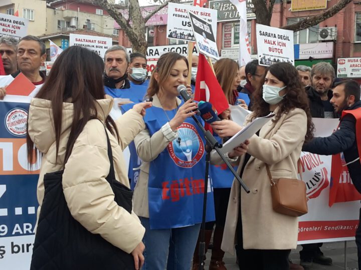 Eğitim-İş Sen Bursa Meydanlara İndi!