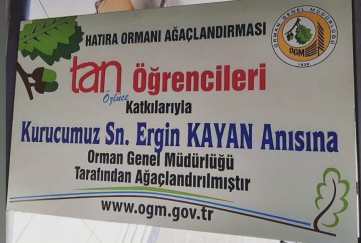 Bursa’da İsmi Fidanlarıyla Yaşayacak!