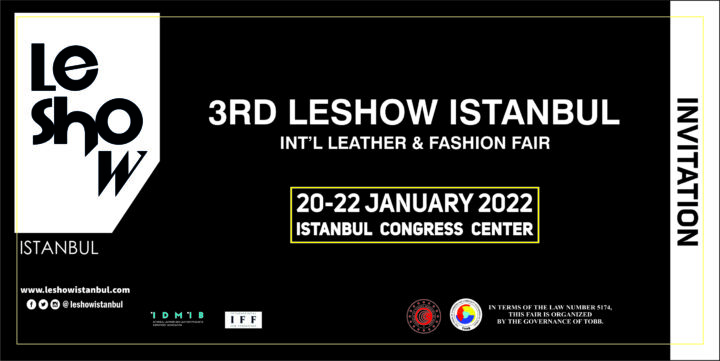 3. ULUSLARARASI LESHOW İSTANBUL DERİ & MODA FUARINDA BULUŞALIM!