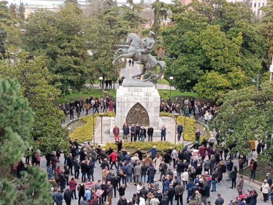 Samsun’daki Onur Anıtı’na Yönelik Çirkin Saldırının Ardından Başlatılan Atatürk Nöbeti’ne BAOB’dan Tam Destek!