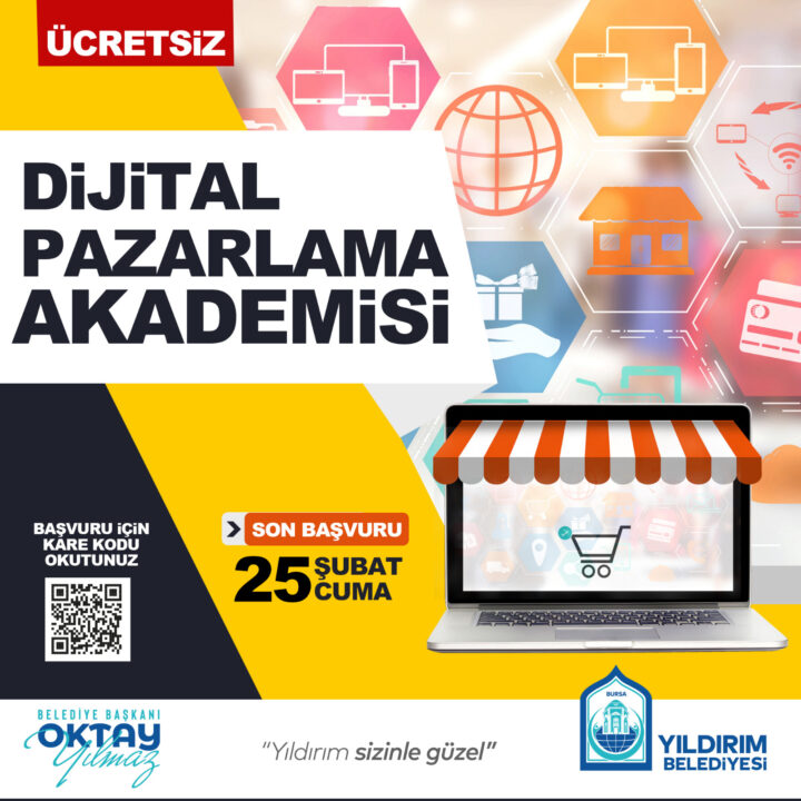 YILDIRIM’DA DİJİTAL PAZARLAMA AKADEMİSİ BAŞLIYOR