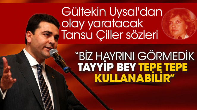 “Biz bir hayrını görmedik. Tayyip Bey hayrını görür, tepe tepe kullanabilir”