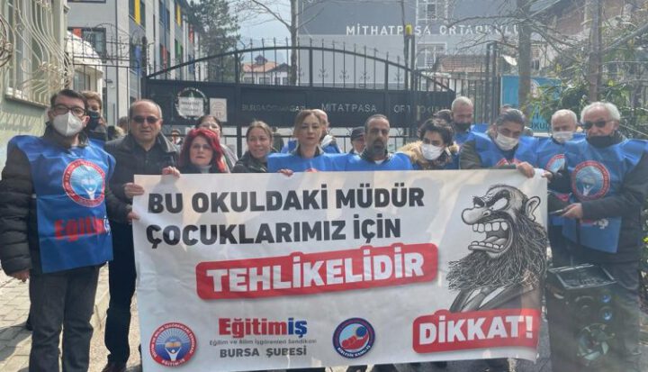 Eğitim İş: “Bursa’daki gerici okul müdürü çocuklar için tehlikeli”