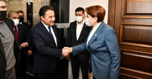 Babacan’dan Akşener’e ziyaret