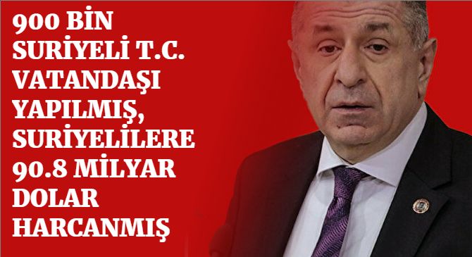 Zafer Partisi; Suriyelilere Bugüne Kadar 90 Milyar Dolar mı Harcandı?