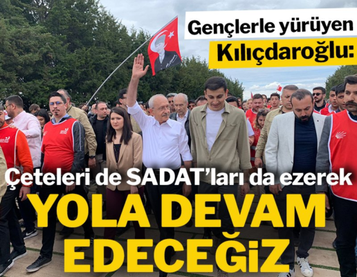 Çeteleri de SADAT’ları ezerek yolumuza devam edeceğiz