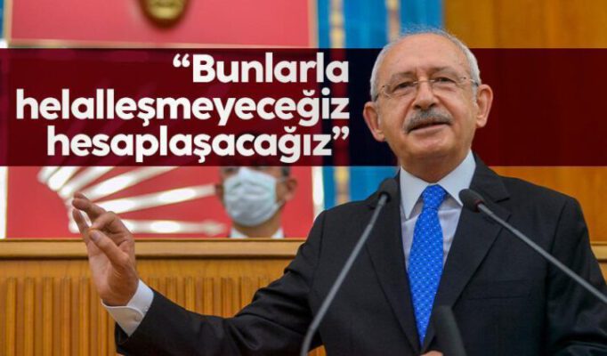 Bunlarla helalleşmeyeceğiz hesaplaşacağız