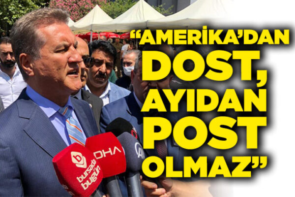 Sarıgül’den Bursa’da açıklamalar: Ayıdan post Amerika’dan dost olmaz