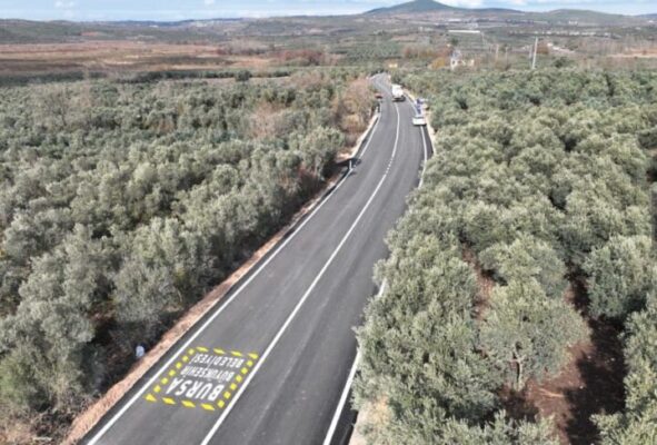 Gölyazı yolu sil baştan yenilendi