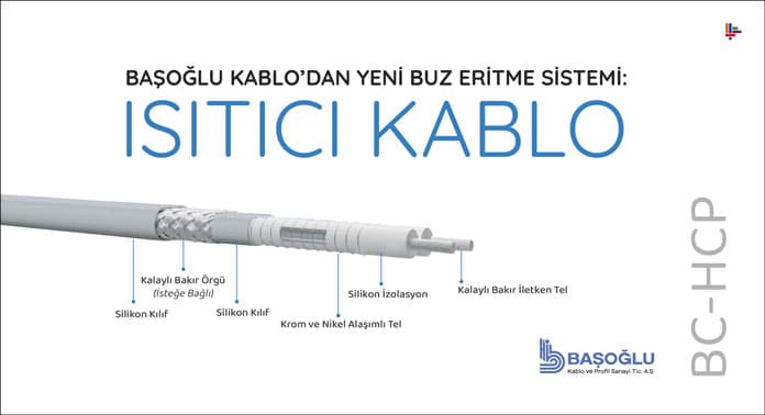 BAŞOĞLU KABLO’DAN YENİ BUZ ERİTME SİSTEMİ: ISITICI KABLO