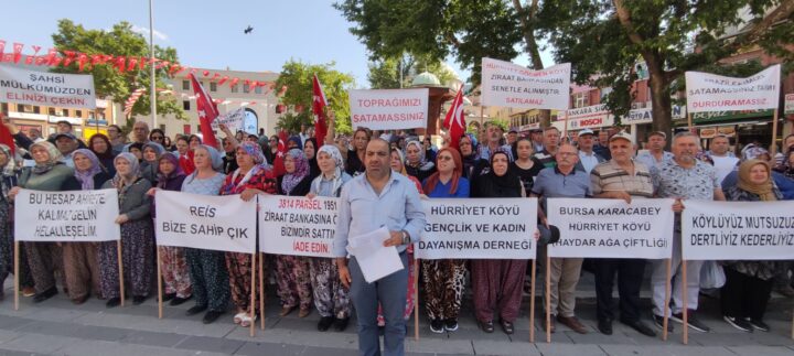 KARACABEY HÜRRİYET; Bu Izdıraba Son Verin! Topraklarımızı Geri İstiyoruz!