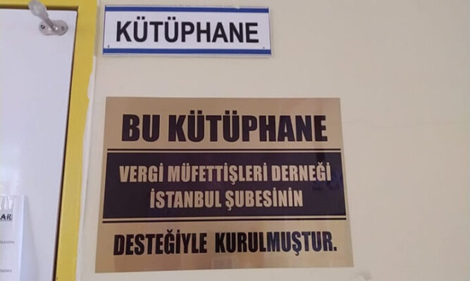 Vergi Müfettişleri Van’da kütüphane kurdu