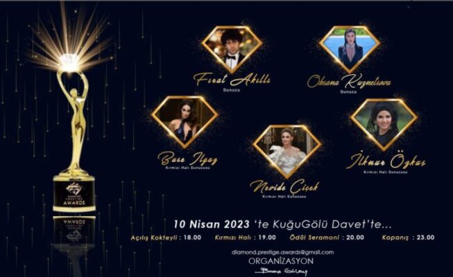 INTERNATIONAL DIAMOND PRESTIGE ÖDÜL TÖRENLERİ START VERDİ