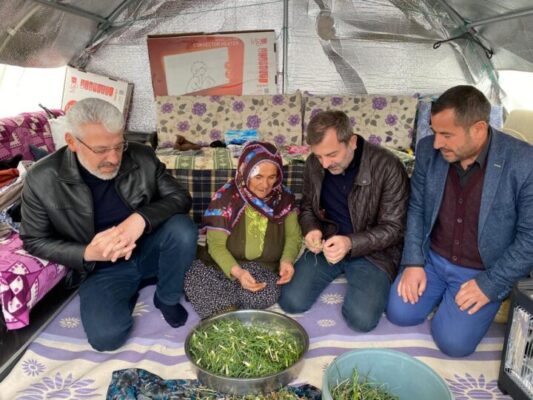 BAŞKAN IŞIK YENİDEN AFET BÖLGESİ’NDE