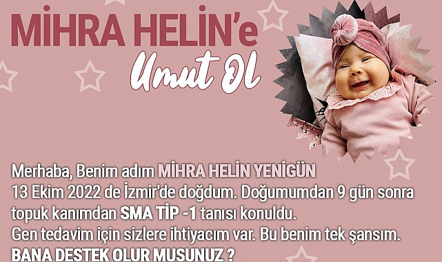 MİHRA HELİN BEBEK SİZDEN YARDIM BEKLİYOR! “Yaşamak İstiyorum…”