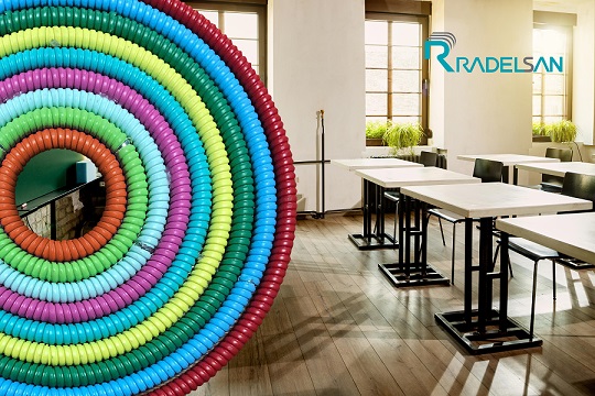 Radelsan’dan Renkli Pvc İzoleli Çelik Spiral Borular