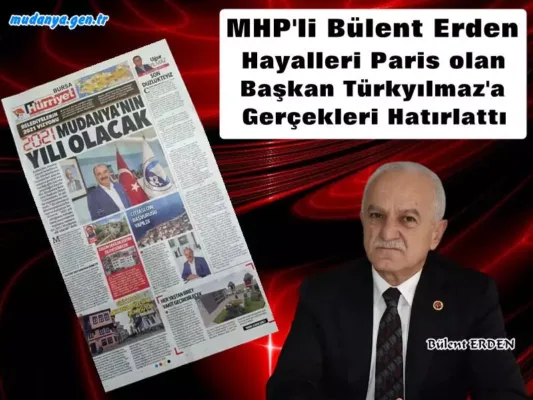 MHP’li Bülent Erden; “Hayri Türkyılmaz, Mudanya’yı Çöpten Temizleyecekti! Çöplüğe Döndük!”