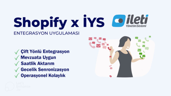 Yeni uygulama, e-ticaret altyapısının İleti Yönetim Sistemi’yle tam entegrasyonunu sağlıyor