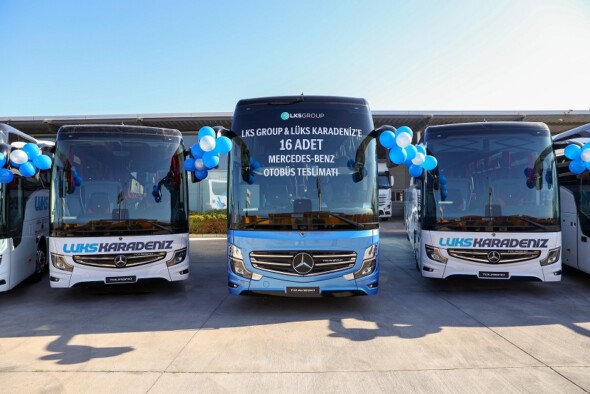 Mercedes-Benz Türk’ten LKS Group’a 16 Adet Mercedes-Benz Tourismo ve 1 Adet Travego Otobüs Teslimatı!