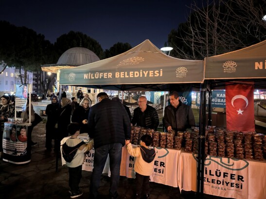 NİLÜFER BELEDİYESİ’NDEN KANDİL SİMİDİ İKRAMI