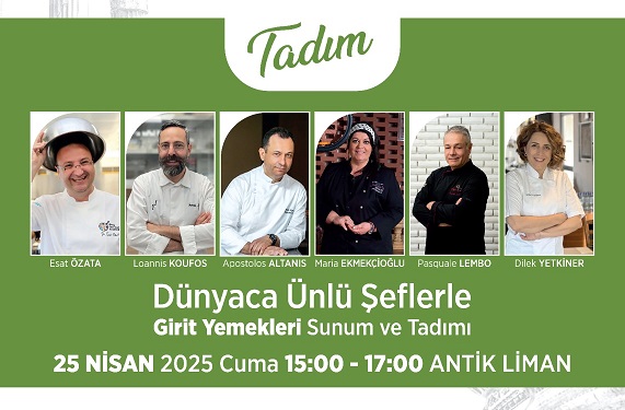 MANAVGAT, GİRİT LEZZETLERİYLE DÜNYA GASTRONOMİ SAHNESİNE ÇIKIYOR